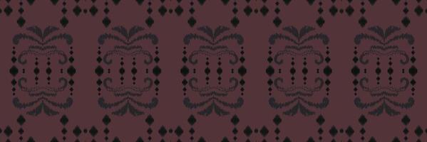 ikat projeta padrão sem emenda asteca tribal. étnico geométrico ikkat batik vetor digital design têxtil para estampas tecido saree mughal pincel símbolo faixas textura kurti kurtis kurtas