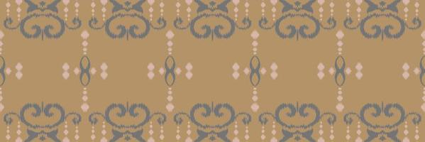 impressão ikat batik têxtil padrão sem costura design de vetor digital para impressão saree kurti borneo tecido borda pincel símbolos designer de amostras