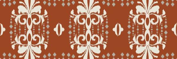 Moldura ikat batik têxtil padrão sem costura design de vetor digital para impressão saree kurti borneo tecido borda escova símbolos amostras roupas de festa
