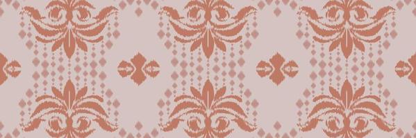 flores ikat batik têxtil padrão sem costura design de vetor digital para impressão saree kurti borneo tecido borda escova símbolos amostras roupas de festa