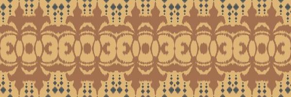 fundo étnico ikat batik têxtil padrão sem costura design de vetor digital para impressão saree kurti borneo tecido borda escova símbolos designer de amostras