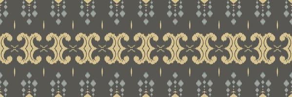 ikat pontilha padrão sem emenda de fundo tribal. étnico geométrico ikkat batik vetor digital design têxtil para estampas tecido saree mughal pincel símbolo faixas textura kurti kurtis kurtas