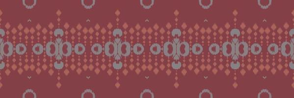 batik têxtil étnico ikat padrão floral sem costura design de vetor digital para impressão saree kurti borneo tecido borda escova símbolos amostras elegantes
