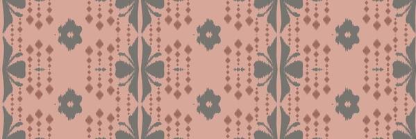 batik têxtil ikat flores sem costura padrão design de vetor digital para impressão saree kurti borneo tecido borda escova símbolos amostras algodão