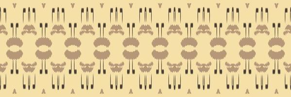 padrão sem emenda de arte tribal de flor ikat. étnico geométrico batik ikkat design têxtil de vetor digital para estampas tecido saree mughal pincel símbolo faixas textura kurti kurtis kurtas