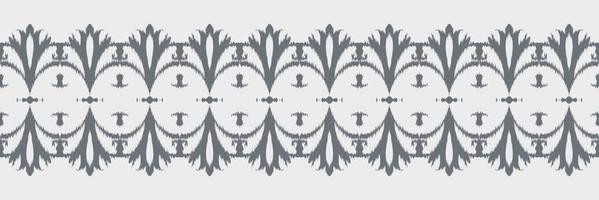 motivo têxtil batik ikat padrão de flor sem costura design de vetor digital para impressão saree kurti borneo tecido borda escova símbolos designer de amostras