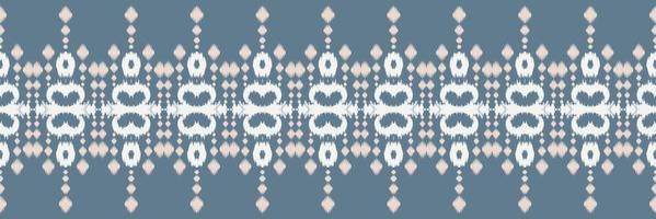 padrão sem emenda de cor tribal de fronteira ikat. étnico geométrico ikkat batik vetor digital design têxtil para estampas tecido saree mughal pincel símbolo faixas textura kurti kurtis kurtas