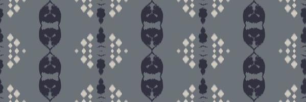 batik têxtil ikkat ou ikat triângulo sem costura padrão design de vetor digital para impressão saree kurti borneo tecido borda escova símbolos amostras roupas de festa