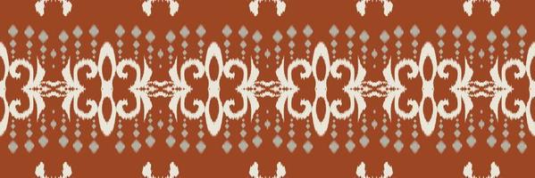 batik têxtil étnico ikat chevron sem costura padrão design de vetor digital para impressão saree kurti borneo tecido borda pincel símbolos amostras elegantes