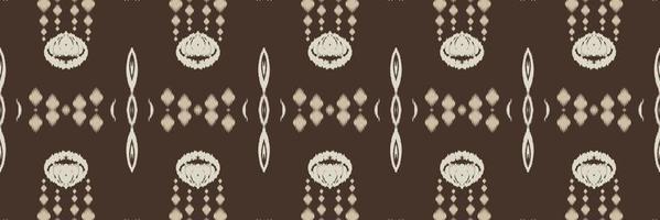 batik têxtil ikat textura sem costura padrão design de vetor digital para impressão saree kurti borneo tecido borda pincel símbolos amostras algodão