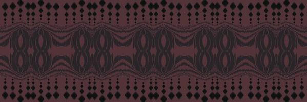 moldura étnica ikat batik padrão têxtil sem costura design de vetor digital para impressão saree kurti borneo tecido borda escova símbolos amostras elegantes