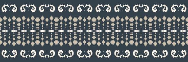 padrão sem emenda de cor tribal de flor ikat. étnico geométrico batik ikkat design têxtil de vetor digital para estampas tecido saree mughal pincel símbolo faixas textura kurti kurtis kurtas