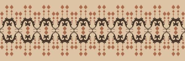 padrão sem emenda de fundos tribais de fronteira de ikat. étnico geométrico ikkat batik vetor digital design têxtil para estampas tecido saree mughal pincel símbolo faixas textura kurti kurtis kurtas