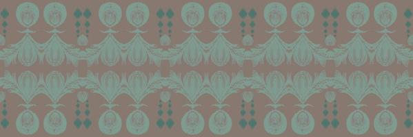 ikat projeta padrão sem emenda de arte tribal. étnico geométrico ikkat batik vetor digital design têxtil para estampas tecido saree mughal pincel símbolo faixas textura kurti kurtis kurtas