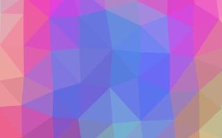 luz multicolor, layout abstrato de polígono de vetor de arco-íris.