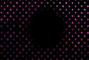 fundo vector rosa escuro com sinais de cartões.
