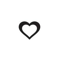 design de logotipo ou ícone de coração vetor