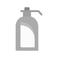 lavar à mão ícone plano em tons de cinza vetor
