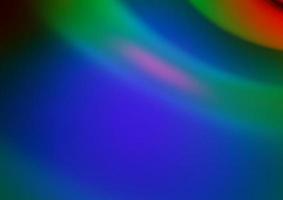 multicolorido escuro, padrão de desfoque de vetor de arco-íris.