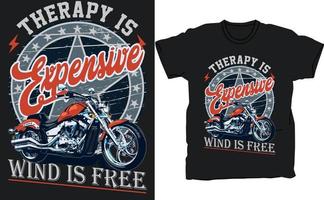 impressão de motocicleta vintage para roupas, gráficos de camisetas, design de camisetas vetoriais vetor