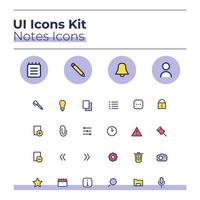 20-04-30 kit de ícones de interface do usuário 4.3 vetor