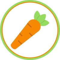 design de ícone de vetor de cenoura