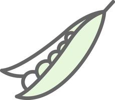 design de ícone de vetor de ervilhas