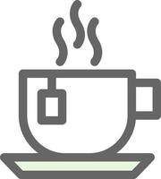 design de ícone de vetor de chá da tarde