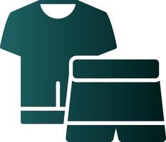 design de ícone de vetor de roupas esportivas