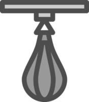 design de ícone de vetor de bola de soco