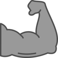 design de ícone de vetor de músculos