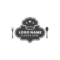 logotipo do restaurante - ilustração vetorial, design gráfico editável para seu projeto. vetor