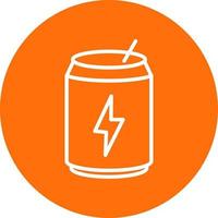 design de ícone de vetor de bebida energética