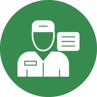 design de ícone de vetor de exame do paciente