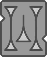design de ícone vetorial cuneiforme vetor