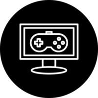 ícone de vetor de controlador de jogo