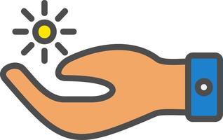 ícone de vetor de proteção solar