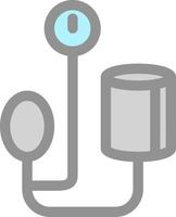 design de ícone de vetor de medidor de pressão arterial