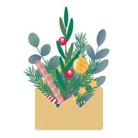 cartão de natal, cartas para papai noel vetor