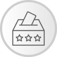ícone de vetor de cabine de votação