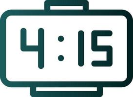 design de ícone de vetor de relógio digital