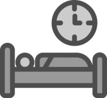 design de ícone de vetor de hora de dormir