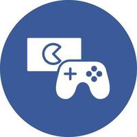 ícone de vetor de console de jogos