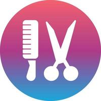 ícone de vetor de ferramentas de barbeiro
