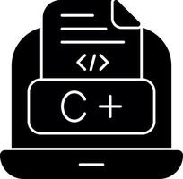design de ícone de vetor de linguagem de codificação