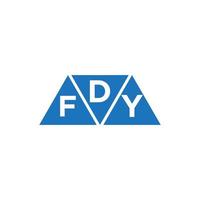 design de logotipo de contabilidade de reparo de crédito dfy em fundo branco. conceito de logotipo de carta de gráfico de crescimento de iniciais criativas dfy. design de logotipo de finanças de negócios dfy. vetor