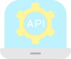 design de ícone de vetor api