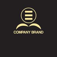 design de logotipo de negócios. logotipo da letra. vetor
