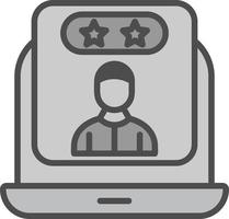 design de ícone vetorial de avaliações de clientes vetor