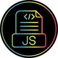 design de ícone de vetor de arquivo javascript